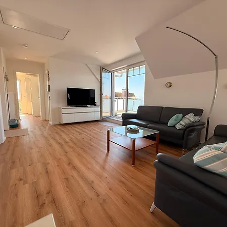 Brook46-7 Ferwo Mit Dachterrasse & Fernblick Zur Ostsee Lägenhet *